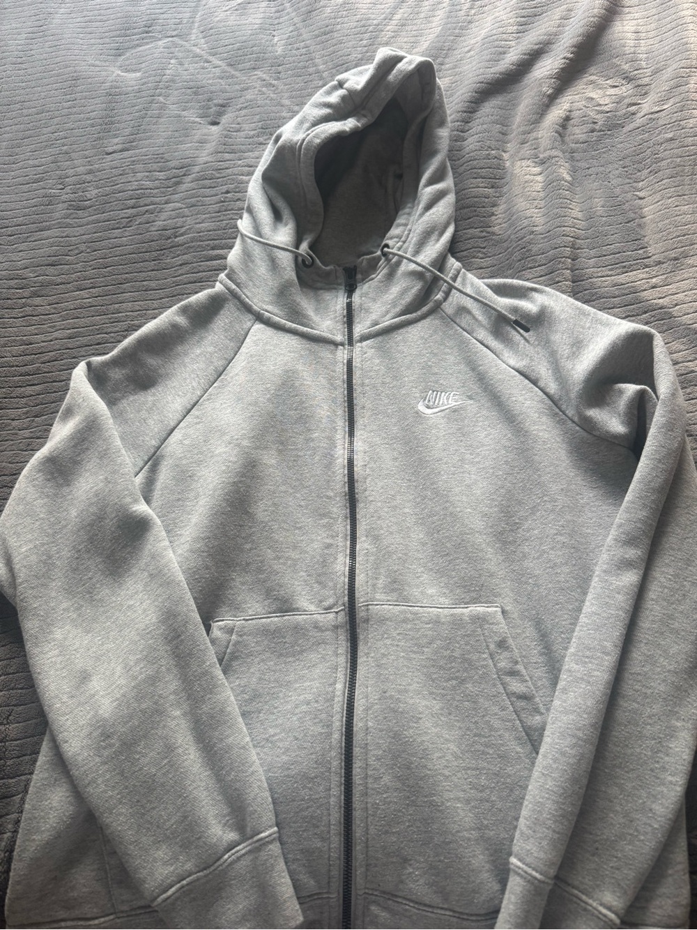 Nike Light Gray Pullover Hoodie